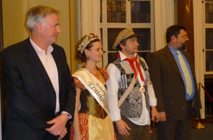 Erntekönigin, Eckensteher Nante mit Schirmherren